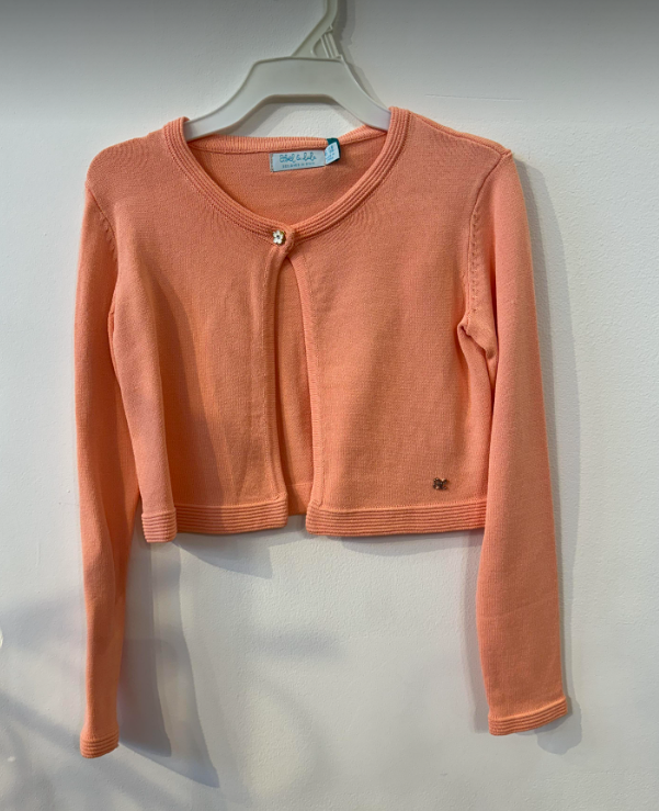 Peach Dress Coverup Sweater