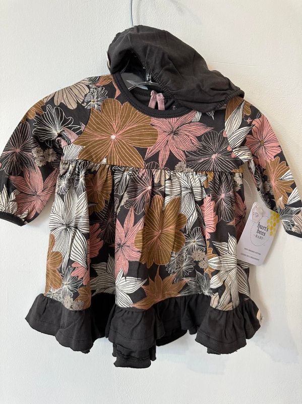 Floral Bliss Dress/Diaper Cover