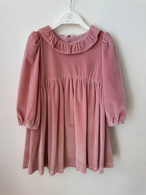 Pink Velvet Dress