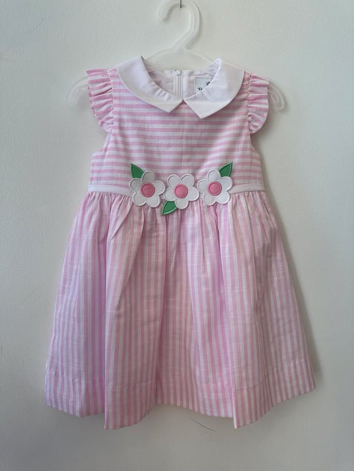 Linen Dress Flowers
