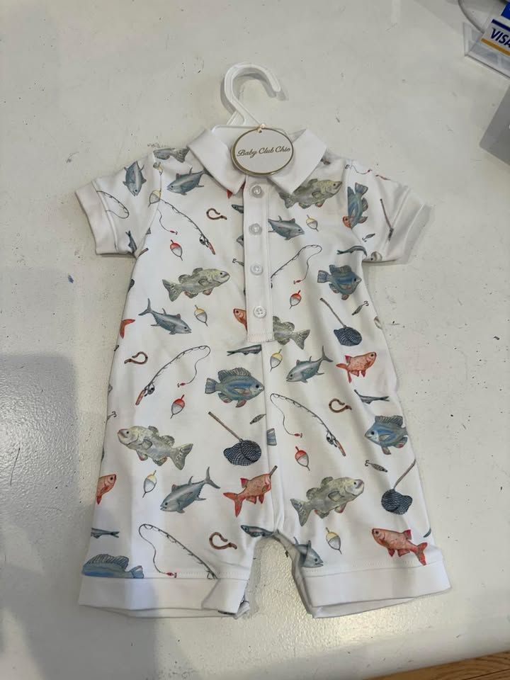Fishing Romper Baby