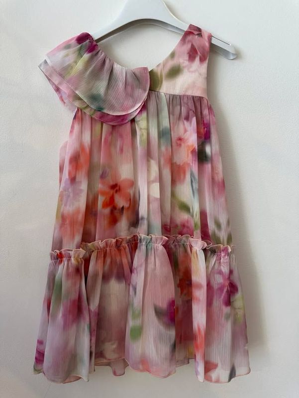 Pink/Green Dress