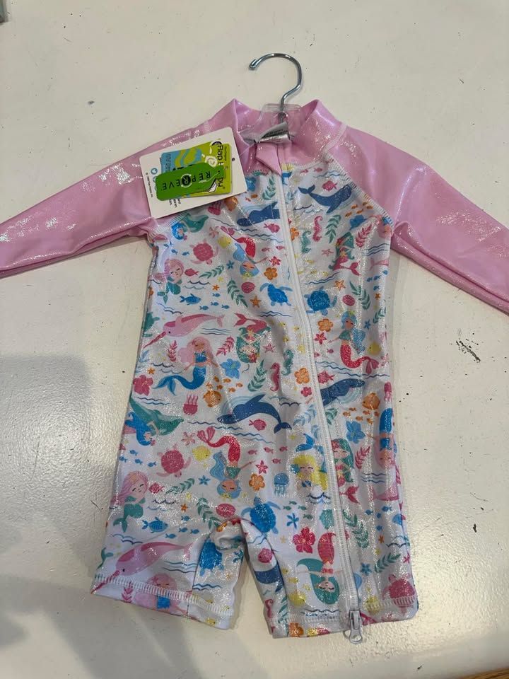 Shortie Swimsuit Mermaid Baby