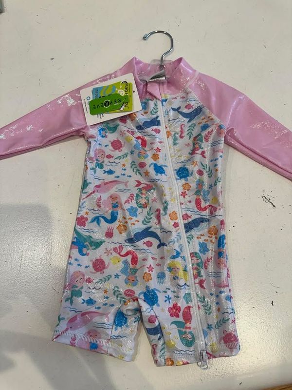 Shortie Swimsuit Mermaid Baby