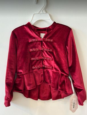 Luna Luna Velvet Burgundy Jacket