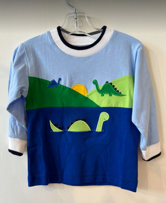 Florence Eiseman Knit Dinosaur Shirt