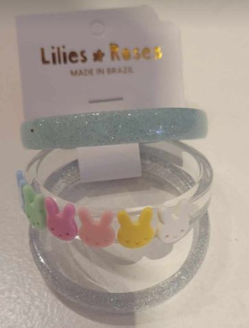 3-Pack Bunny Bangle Bracelets