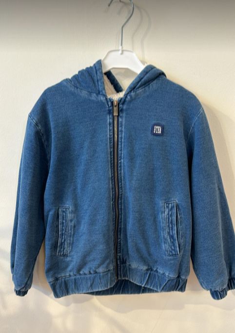 Mayoral Denim Fleece Jacket