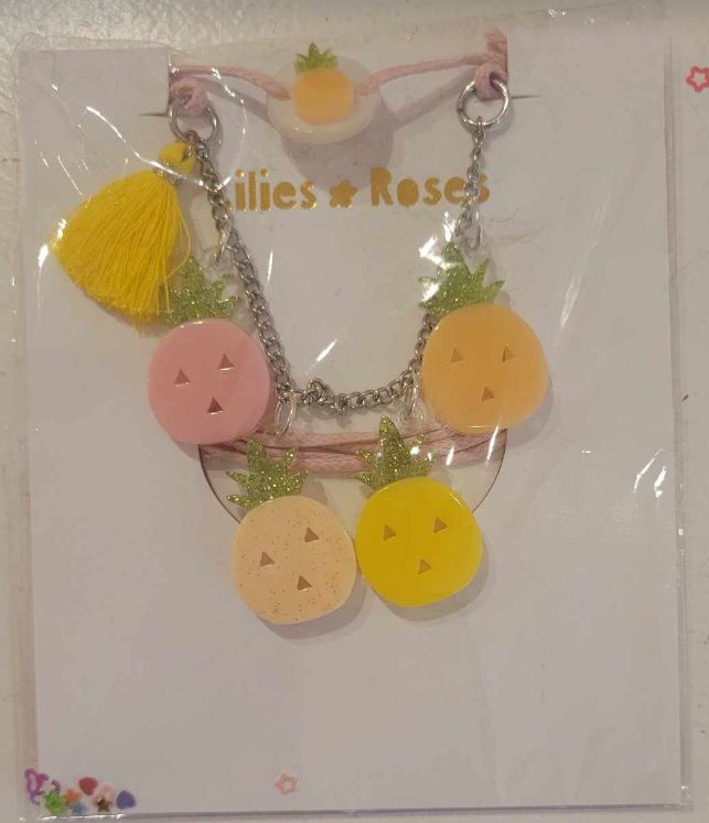 Pastel Pineapple Necklace