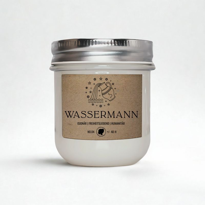 Wassermann | Sternzeichen | Duftkerze N° 4