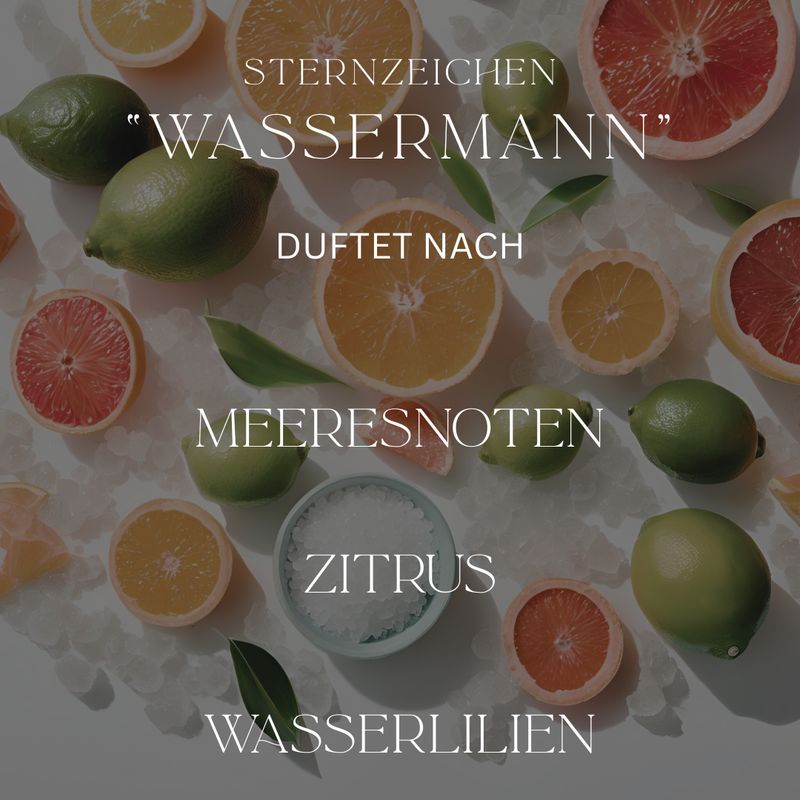 Wassermann | Sternzeichen | Duftkerze N° 4