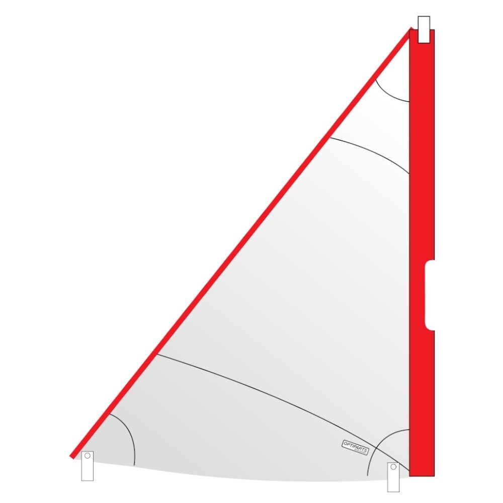 SLEEVE POCKET TRISAIL WHITE-1061M
