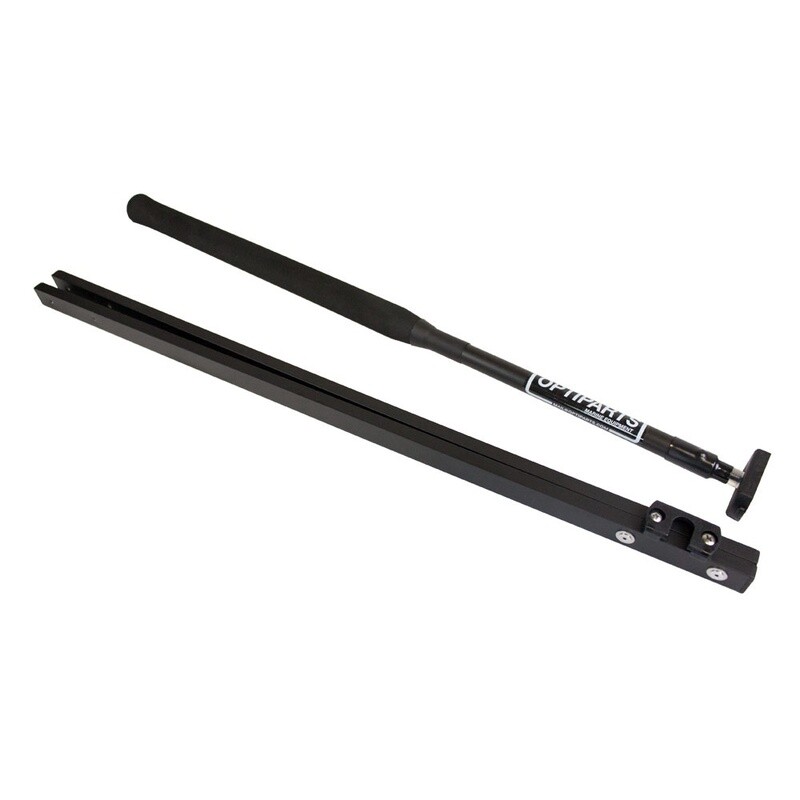 OPTIMIST TILLER WITH DELUXE EXTENSION  - 1125BLACK