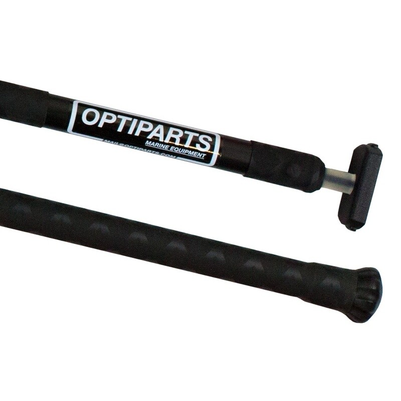 Tiller Extension 20mm X-GRIPPED BLACK