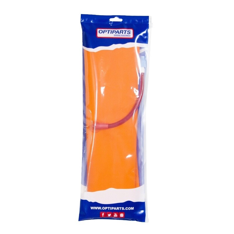BUOYANCY BAG H/D 48L ORANGE WITH TUBE  - 1222