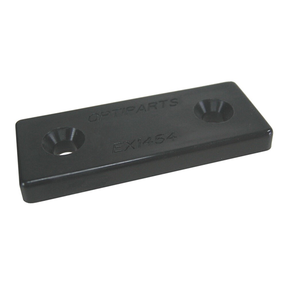 MOUNTINGPLATES PLASTIC - BLACK - 10 PCS-14531-10