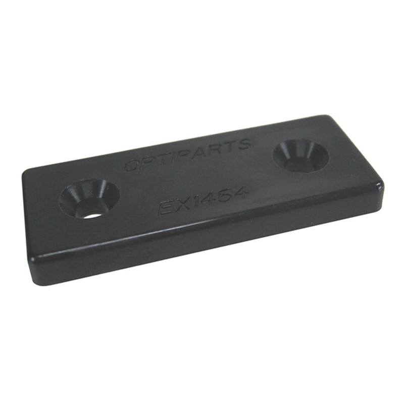 MOUNTINGPLATES PLASTIC - BLACK - 10 PCS-14531-10