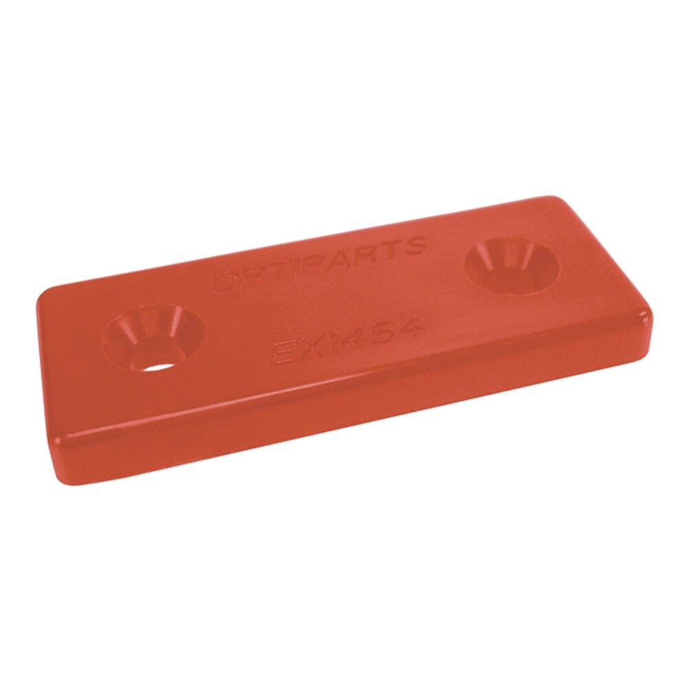 MOUNTINGPLATES PLASTIC - RED - 10 PIECES 14532-10