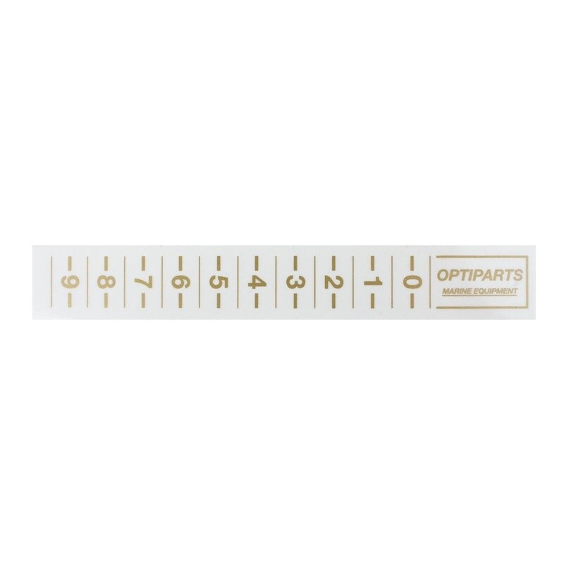 TRIM STRIPS 16cm - GOLD - 2 stickers