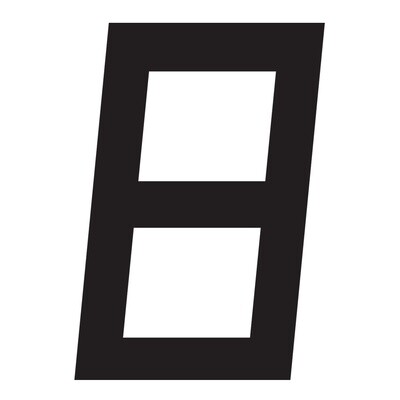 DIGITAL SAIL NUMBER 23.5 CM BLACK