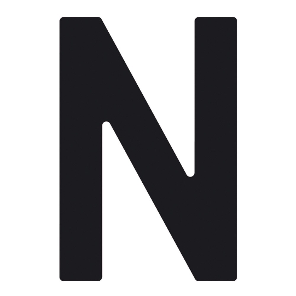 SAILNUMBER 30.5cm BLACK A - Z