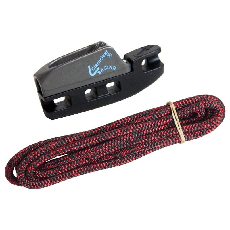 Hiking strap adjuster cleat with DB-Racing line for Laser® and ILCA®  - 2165