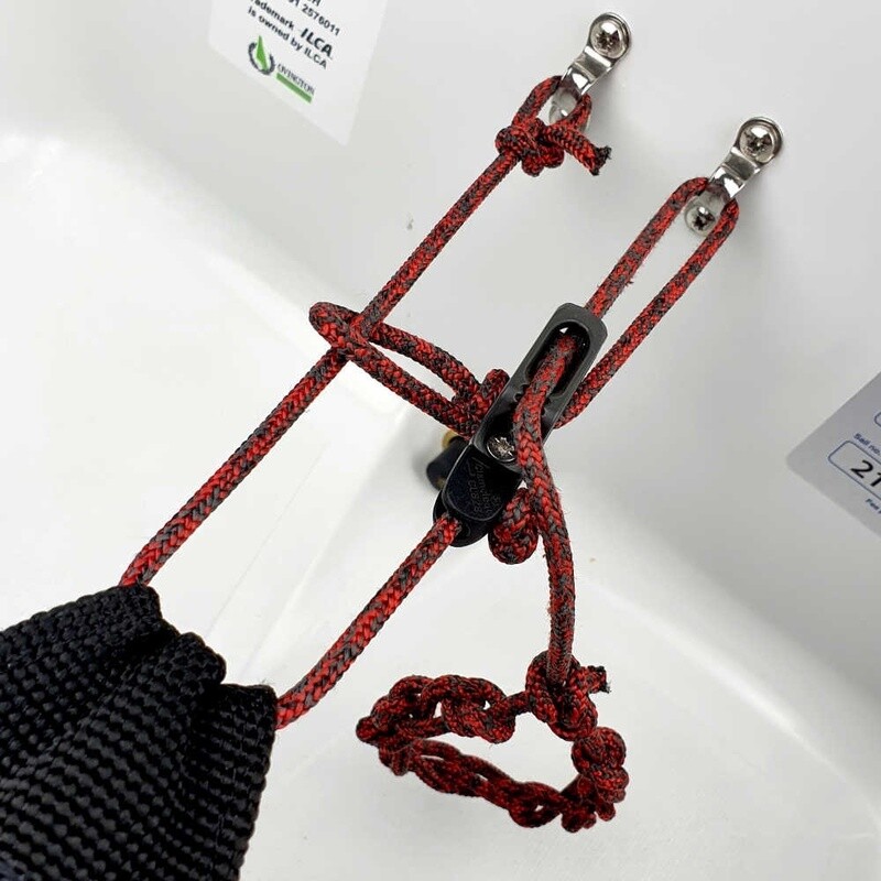 Hiking strap adjuster cleat with DB-Racing line for Laser® and ILCA®  - 2165