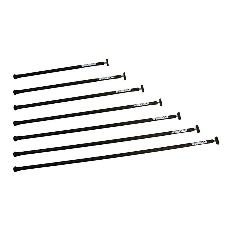 Tiller Extension 20mm aluminium X-GRIPPED 60cm &gt; 120cm