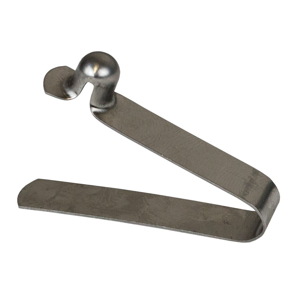 PUSH BUTTON WHEEL LOCK STAINLESS  8mm  - 10798