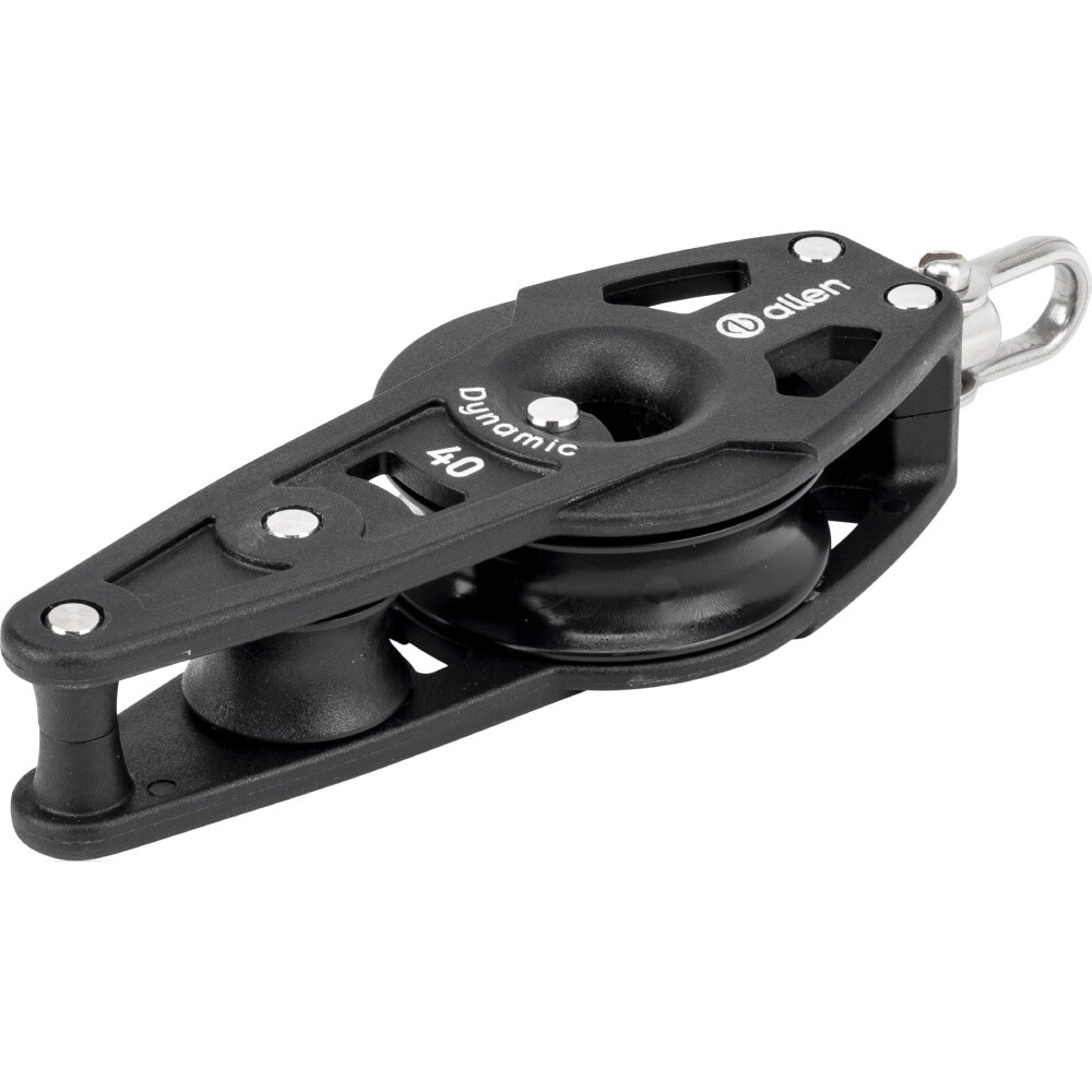 40MM DYNAMIC FIDDLE BLOCK/BECKET WITH SWIVEL