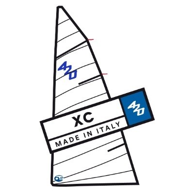 420 Olimpic Mainsail Crosscut XCF