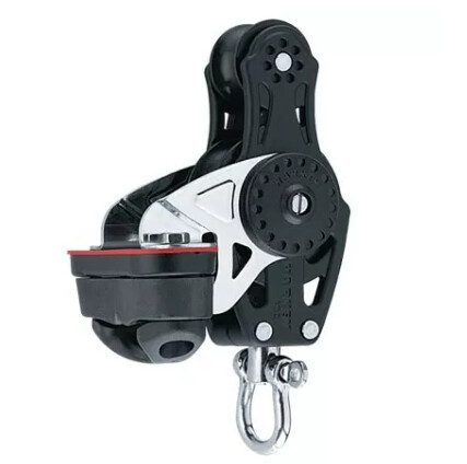 Harken 2657 40mm fiddle block, swivel, cleat