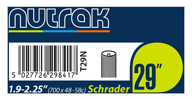 Nutrak 29 Schrader inner tube