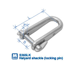 6MM HAYLARD SHACKLE LOCKING PIN