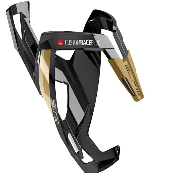 Elite custom race bottle cage, Colour: Black / beige