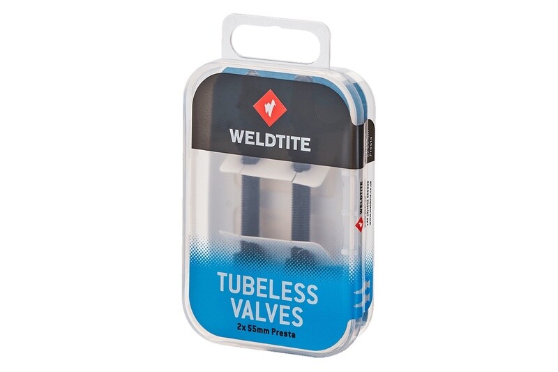 Weldtite Tubeless Valve Kit (2 x 55mm Presta)