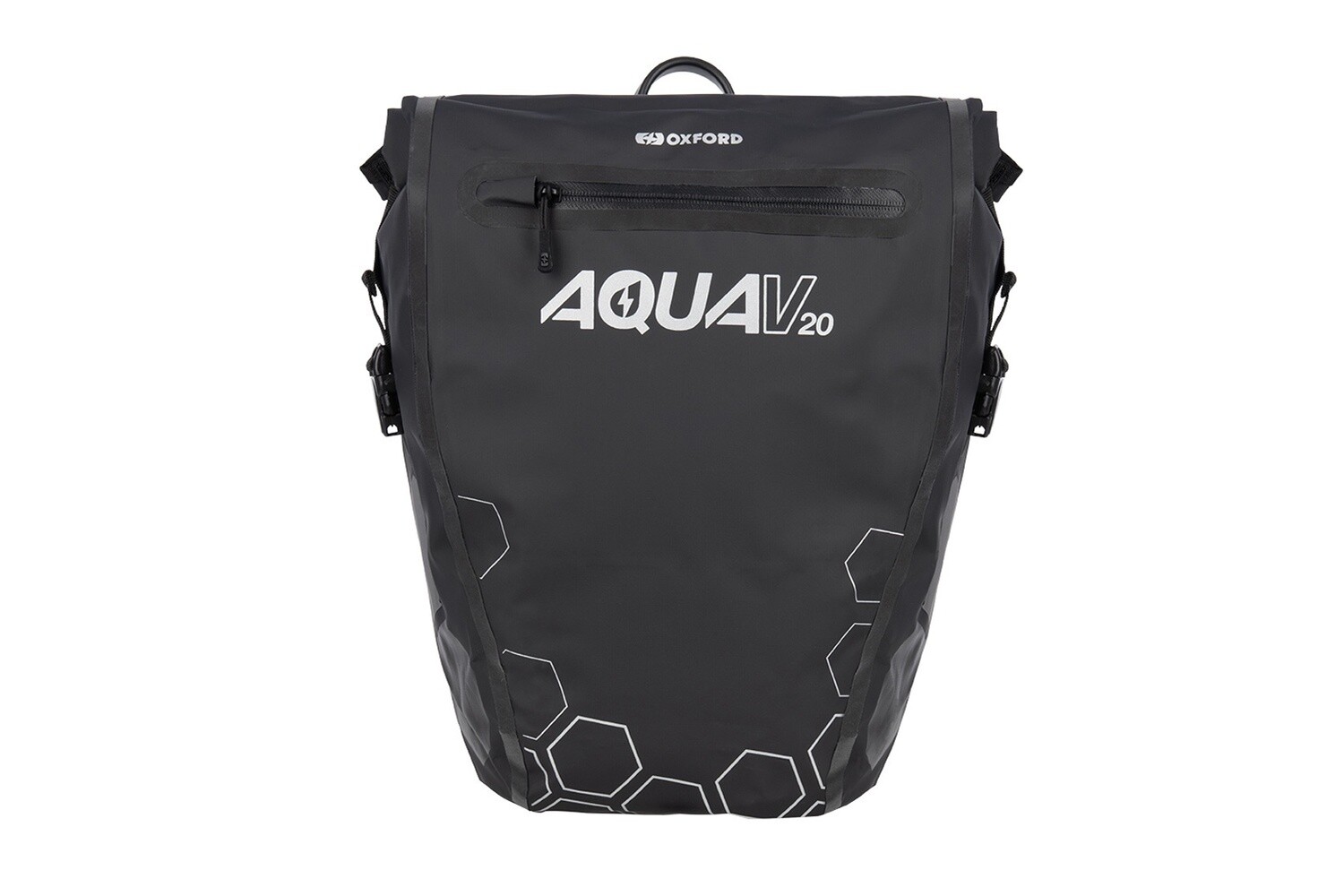 OXFORD AQUA V20 SINGLE QR PANNIER BAG– 20 LITRE, Colour: Black