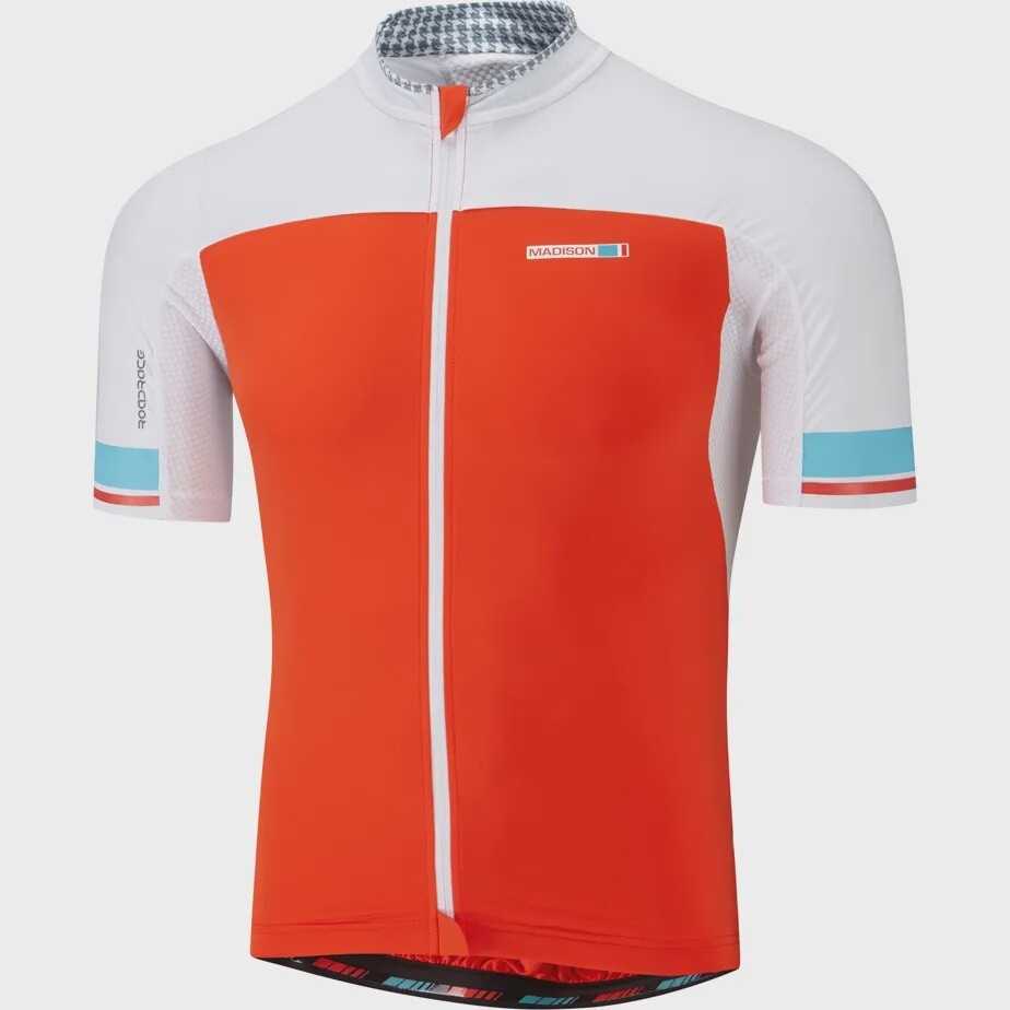 Madison RoadRace Premio S/S Jersey, Size: Medium, Colour: Chilli Red/White