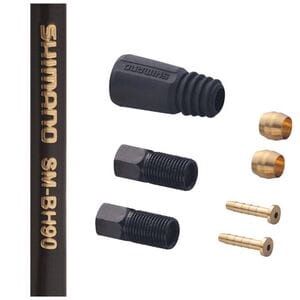 Shimano SM-BH90 disc brake cuttable hose, straight,  black