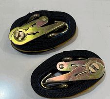 RATCHET STRAP ASSEMBLY WITH HOOKS (2PCK)
