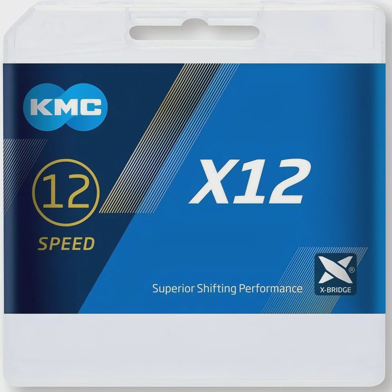 KMC X12 Chain Silver/Black / 126L / 1pc / 12sp