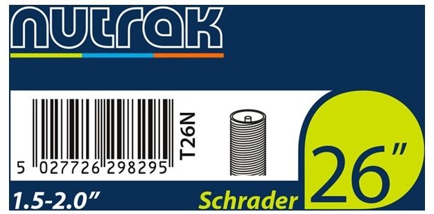 Nutrak 26 Schrader inner tube