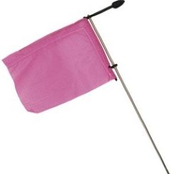 RWO RACING BURGEE LONG ROD - 7496, Colour: Black