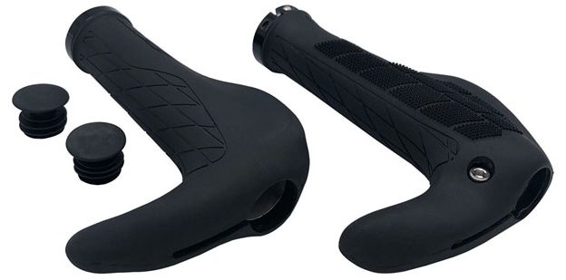 MPart Ergo Comfort grips with barend, black