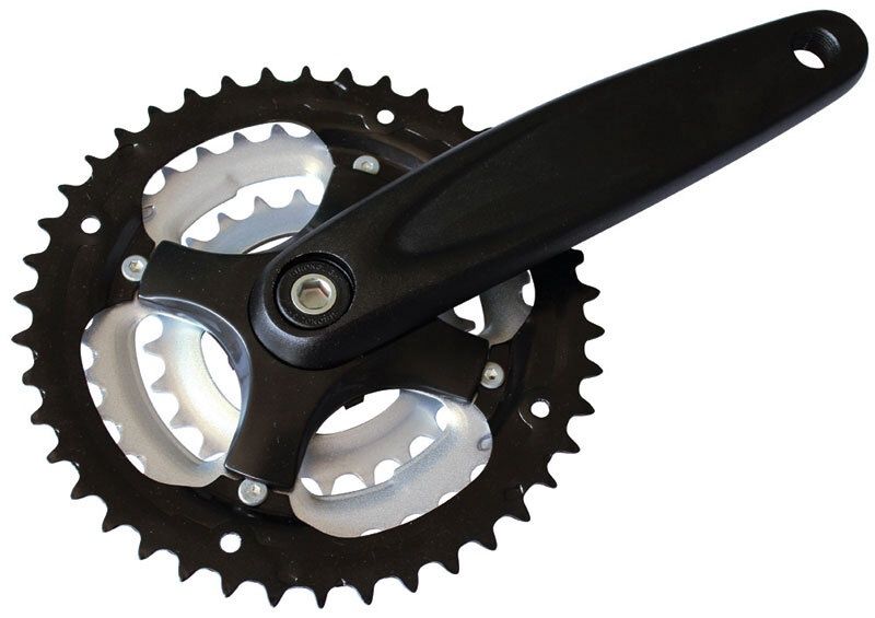 Stronglight Argos Alloy 6061 104/64PCD 24/34/42 Chainset 170mm Crank in Black