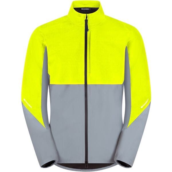 Madison Stellar Ultra Reflective Men&#39;s Waterproof Jacket, Size: Medium, Colour: Reflective / Hi-Vis Yellow