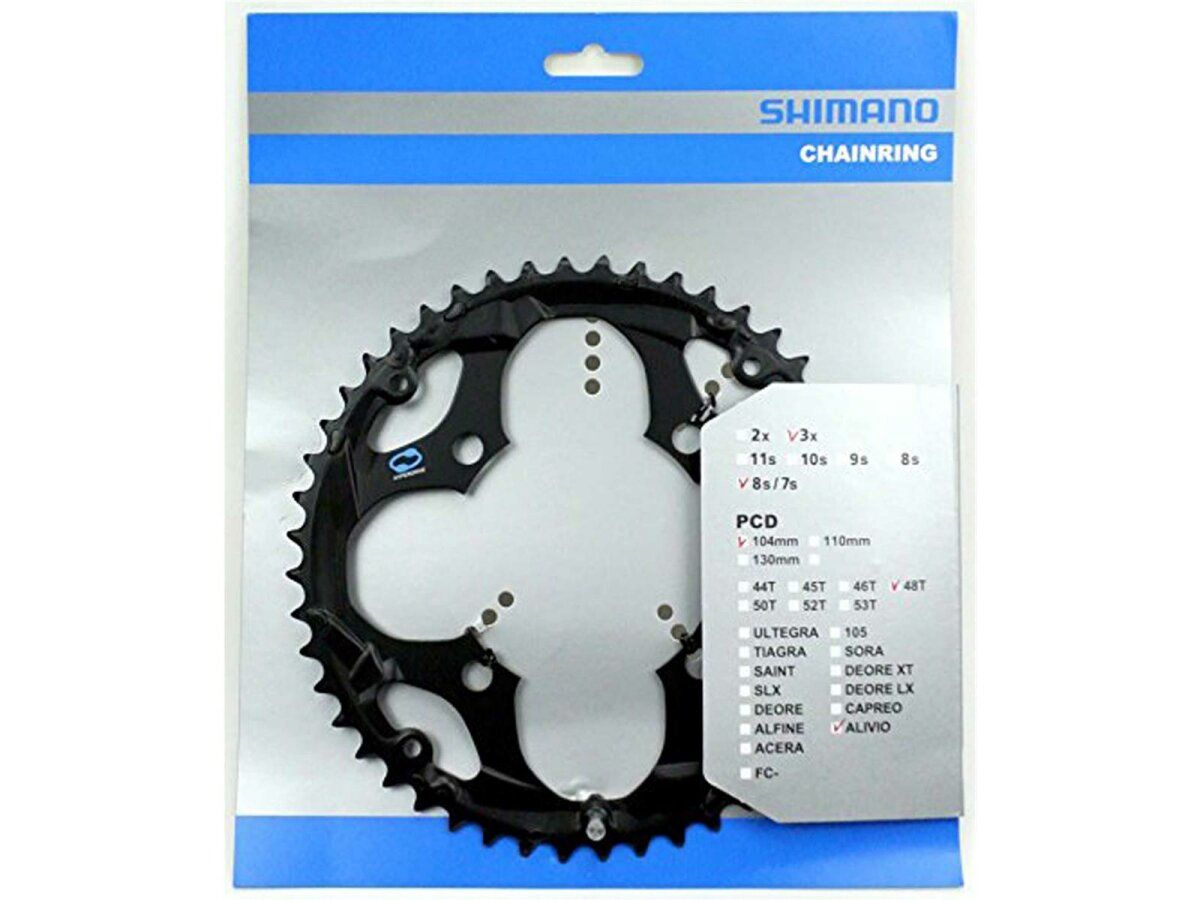 Shimano FC-M411 chainring 48T - black