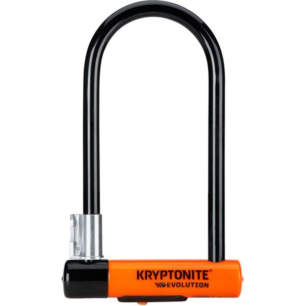 Kryptonite Evolution Standard U-Lock with Flexframe bracket.