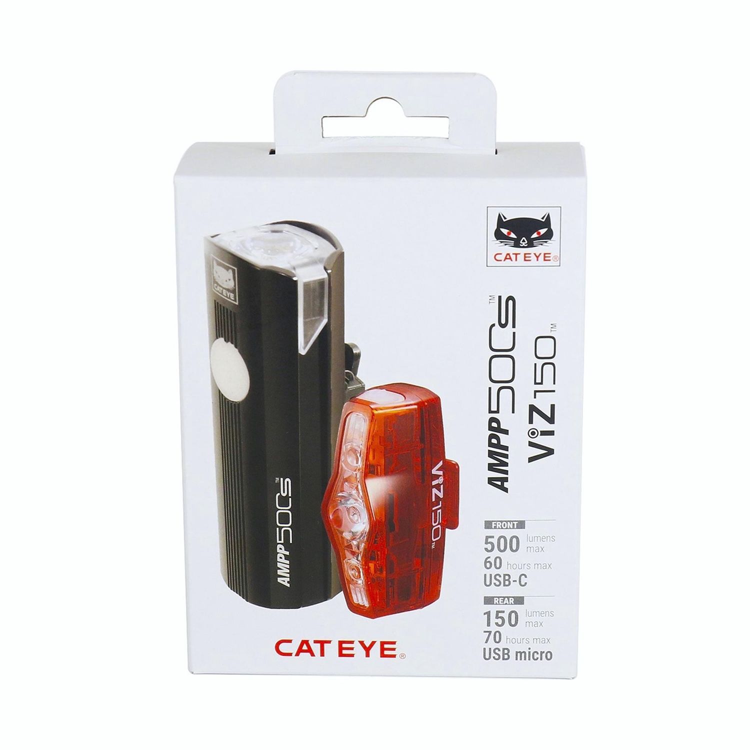 CatEye AMPP 500S / VIZ 150 Bike Light Set 2025