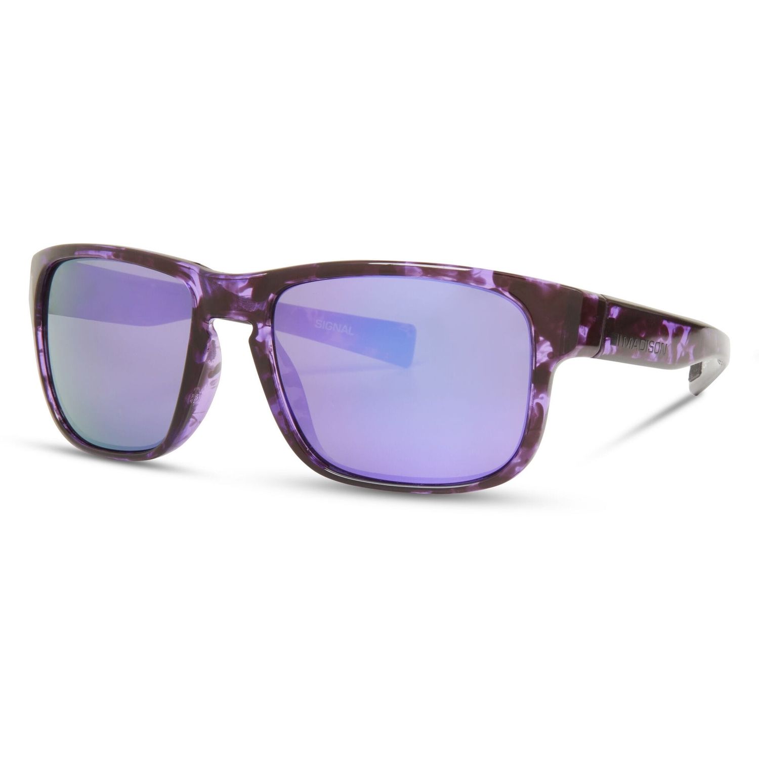 Madison Signal sunglasses, Colour: Tortoise Shell Sunglasses - Purple Mirror Lens